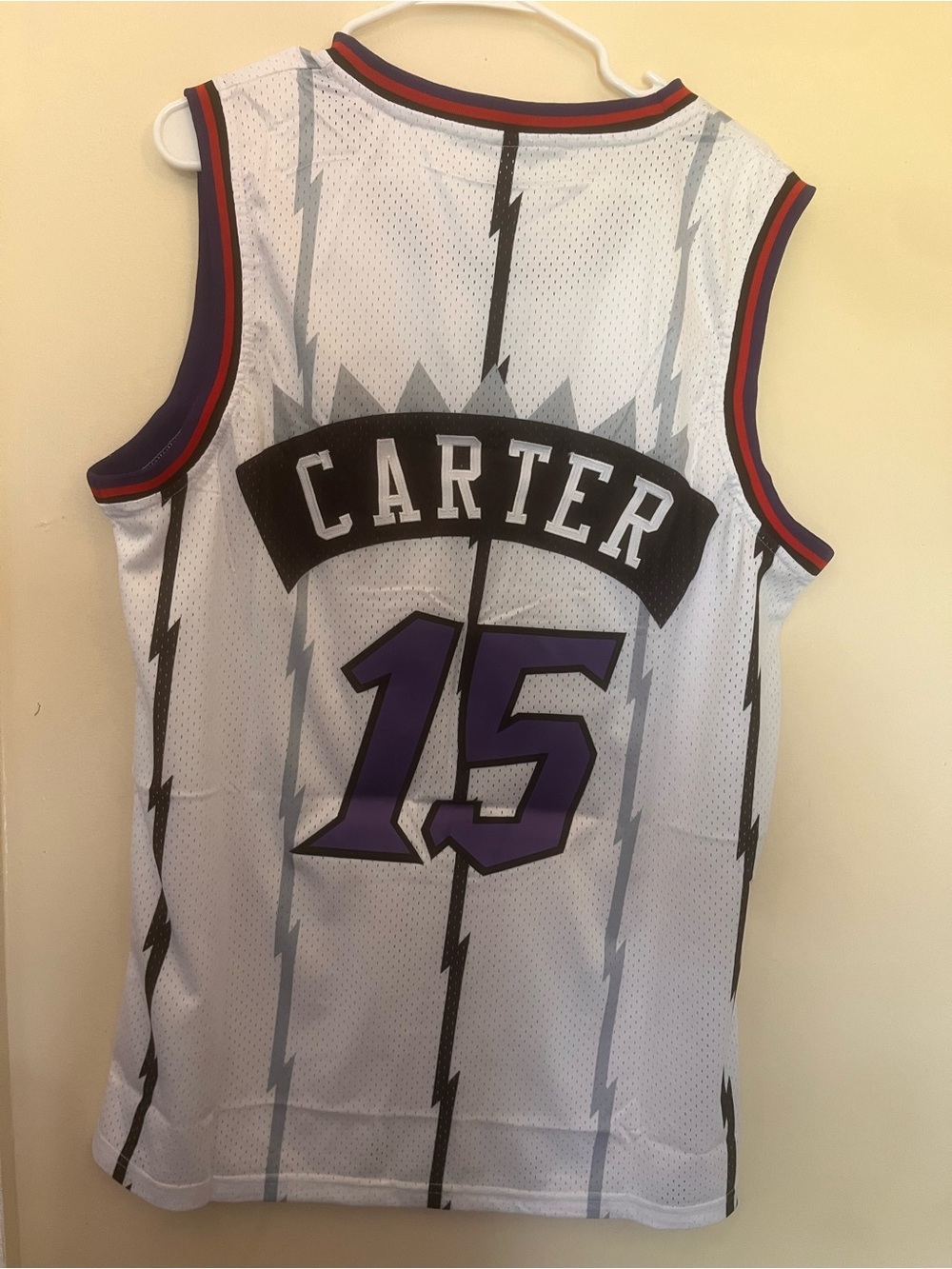embroidered Toronto Carter basketball jersey